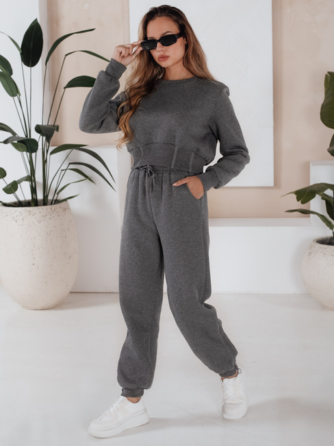 Damen Trainingsanzug KEILI Dunkelgrau Dstreet AY0647