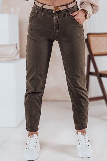 Damen Denim-Hose STREETSTYLE hellbraun Dstreet UY2353