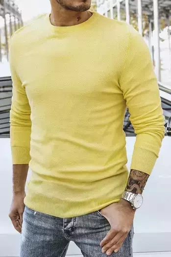 Herren Winterpullover Farbe Gelb DSTREET WX1935