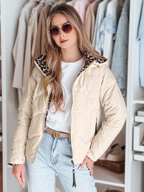 Damen Übergangsjacke Wendejacke ZIBERKA beige Dstreet TY4869