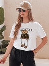 Damen-Teddybär T-Shirt MISSTARTA weiß Dstreet RY2880