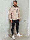 Herren Sweatshirt mit Aufdruck Farbe Beige DSTREET BX5677