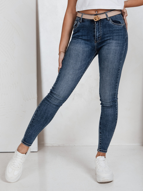 Damen Skinny Jeans blau Dstreet UY2816