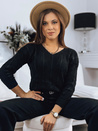 Damen Lange Pullover WELLMA Farbe Schwarz DSTREET MY1769