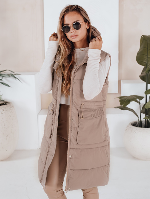 Damen Steppweste LADISA Caffee Dstreet TY3289
