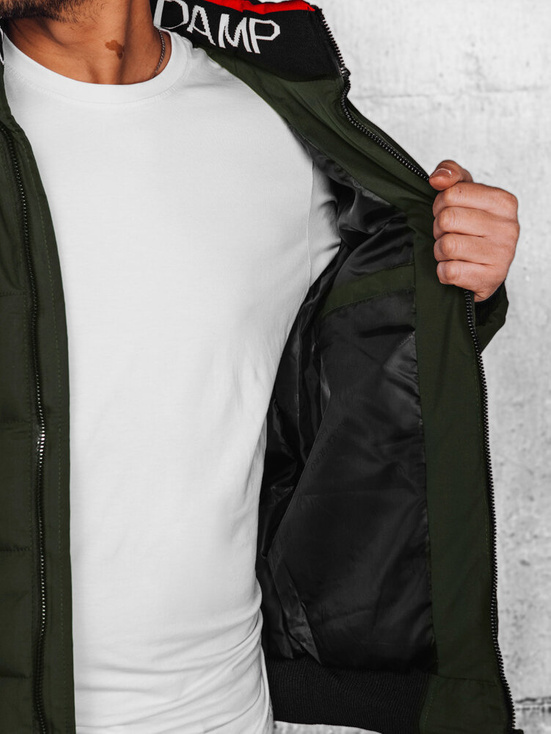 Herren Steppjacke Farbe Grün DSTREET TX4639