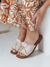 Damen Flip-Flops mit Schleife KISSBOW beige Dstreet ZY0754