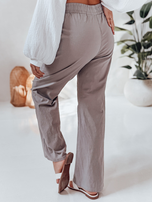 Damen Freizeithose mit weitem Bein BOHO DAY grau Dstreet UY2650