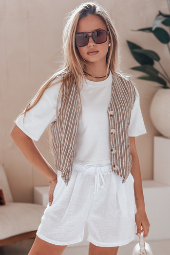 Damen-Shorts RELAX TIME weiß Dstreet SY0462