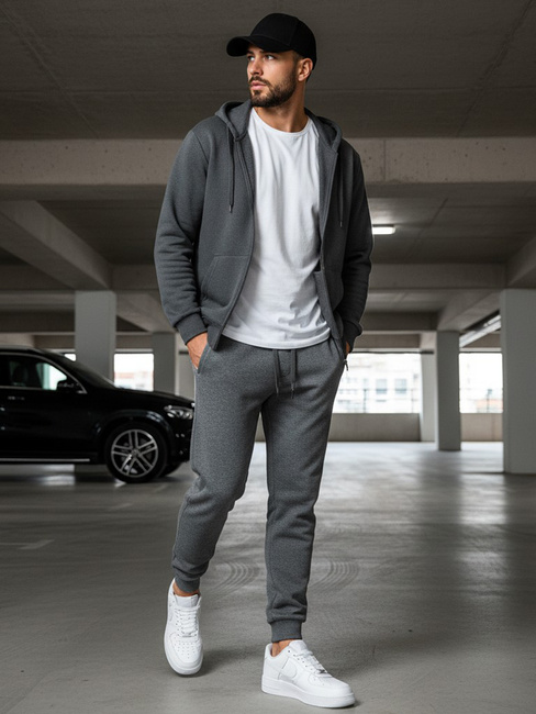 Herren Sporthose Anthrazit Dstreet UX2396