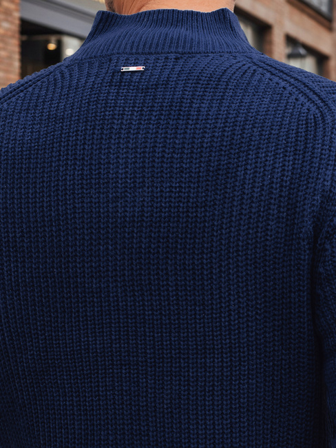 Marineblauer Herren Strickpullover Dstreet WX2346