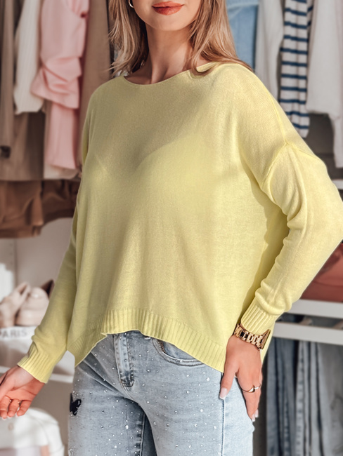 Damen Pullover in Einheitsgröße SENZIA lemon Dstreet MY2449
