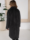 Damen Wintermantel lang oversize schwarz Dstreet NY0765