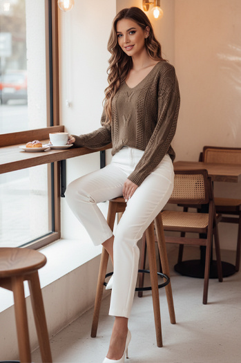 Damen Pullover LACEONIA beige Dstreet MY2404