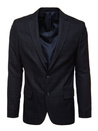 Einreihiger navyblauer Blazer für Herren Dstreet MX0633