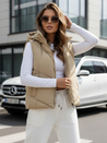 Damen Steppweste LIKEHUGS beige Dstreet TY4979