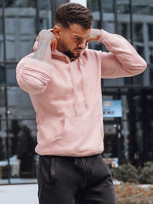 Herren Trainingsanzug-Set Farbe Rosa-Schwarz DSTREET AX0744