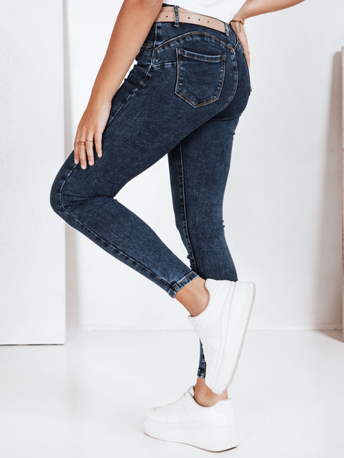 Damen Push Up Jeans navy blau Dstreet UY2785