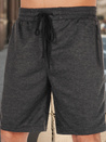 Dunkelgraue Herren Sweatshorts Dstreet SX2475