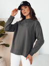 Damen Sweatshirt ohne Kapuze ERIAN Farbe Graphite DSTREET BY1276