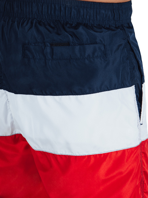 Marineblaue und graue Schwimmshorts für Männer Dstreet SX2516