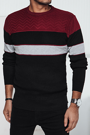 Schwarzer Herren-Pullover Dstreet WX2283