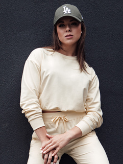 Damen-Klassiker CASUALVIBE Creme Sweatshirt Dstreet BY1297_1