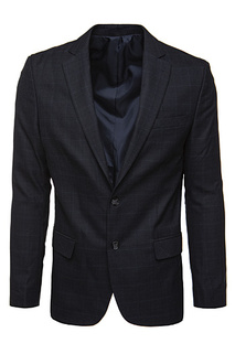 Einreihiger navyblauer Blazer für Herren Dstreet MX0633