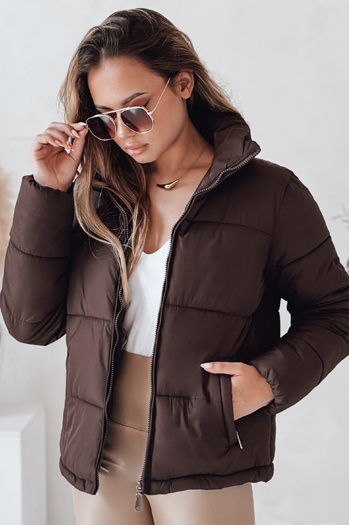 Damen Steppwinterjacke LAROSE braun Dstreet TY4943