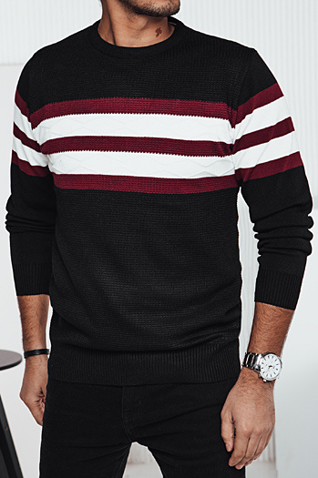 Schwarzer Herren-Pullover Dstreet WX2247
