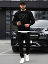Herren Sweatshirt bedruckt schwarz Dstreet BX5948