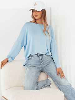 Damen Bluse mit langen Ärmeln BAFINA Farbe Himmelblau DSTREET RY2454_2