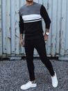 Grauer und schwarzer Herren-Pullover Dstreet WX2206