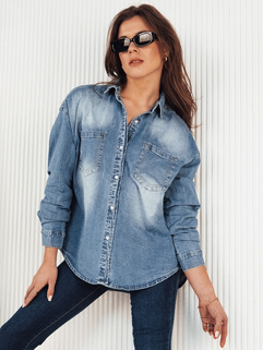 Damen Jeanshemd AMERICANA blau Dstreet DY0368_1