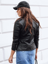 GLIMMERS Damen Leder Ramones Jacke schwarz Dstreet TY3959_3