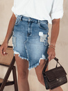 Damenrock TRENDY LOVE blau Dstreet CY0460
