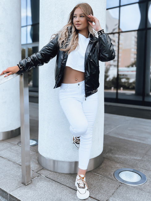 Damen Bomber BOMBESS schwarz Dstreet TY4912