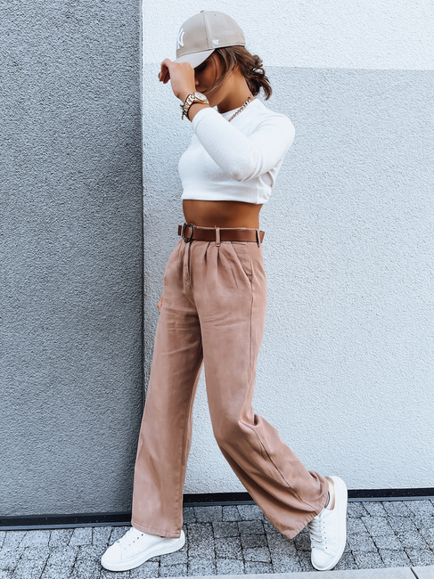 Damen Casual Hose EMERALD Farbe Camel DSTREET UY1692