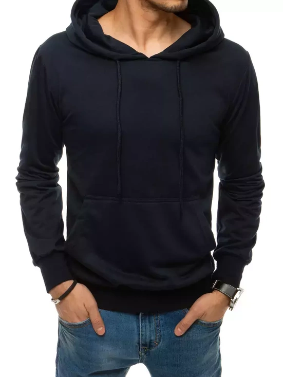 Herren Kapuzenpullover Dunkelblau Dstreet BX4970