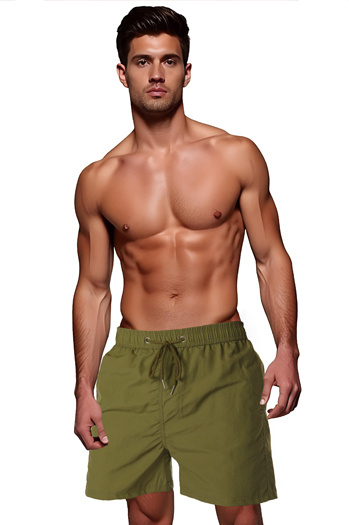 Herren-Badeshorts oliv Dstreet SX2470