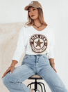 Damen Bluse mit langen Ärmeln PURAS Farbe Weiß DSTREET RY2437