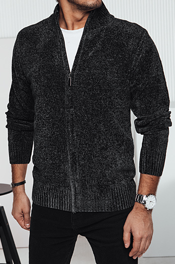 Herren Pullover ohne Knöpfe dunkelgrau Dstreet WX2234