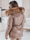 Damen Winterjacke SOLARIS Farbe Cappuccino DSTREET TY4010