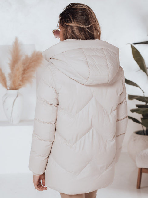 Damen Winterjacke SALVONA hellbeige gesteppt Dstreet TY5004