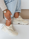 Damen beige Turnschuhe Dstreet ZY1011