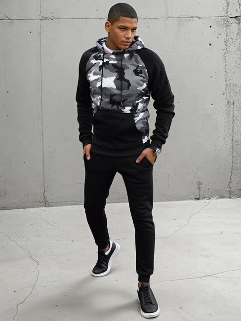 Herren Kapuzenpullover Farbe Hellgrau DSTREET BX5487