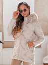 Damen Winterjacke LOVEINSIDE gesteppt mit Fell beige Dstreet TY5053