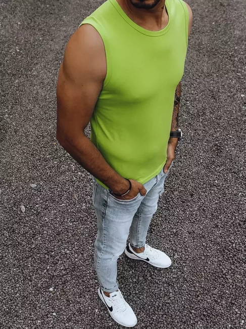 Herren Tanktop Hellgrün Dstreet RX4917