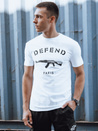 Bedrucktes Herren-T-Shirt weiß Dstreet RX5578_1