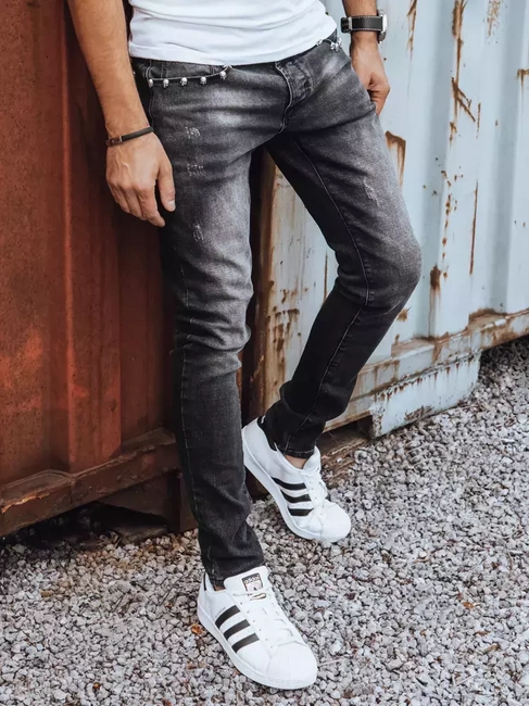 Herren Jeanshose Schwarz Dstreet UX3825